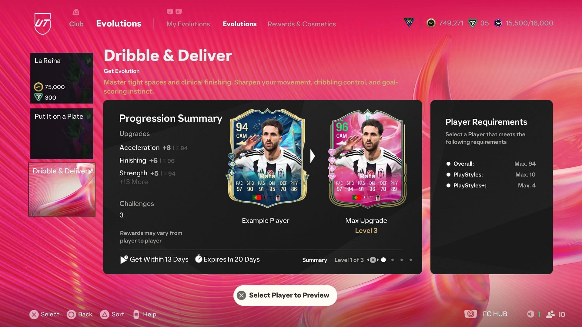 The requirements (Image via EA Sports)